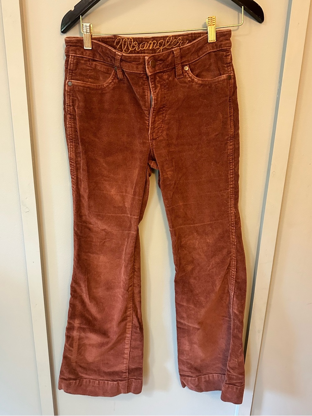Wrangler Women’s High Rise Brown Corduroy Jeans